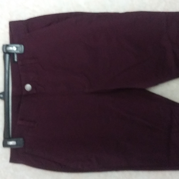 Bonobos flat front pants, plum, size 32/32 - Picture 2 of 6